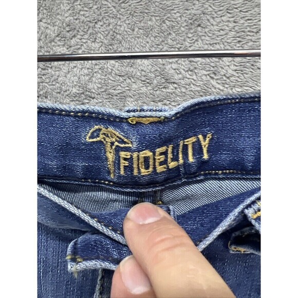 Fidelity 5011 Jeans Mens 32 Blue Classic Fit Straight Leg Denim Trigger Vintage - Picture 3 of 10